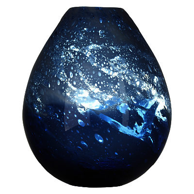 Voyage Elemental Oceanus Egg Vase, Sapphire